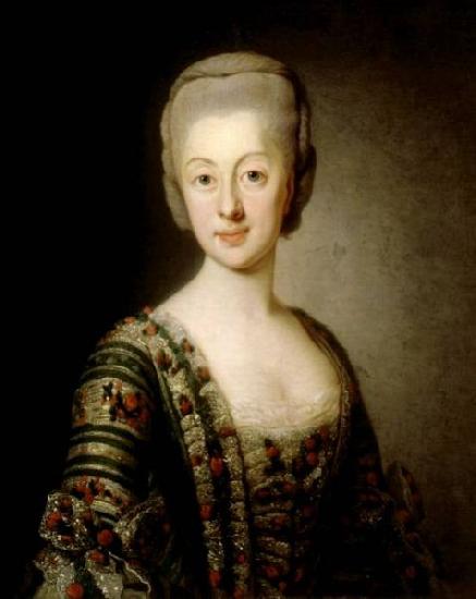 Alexandre Roslin Portrait of Sophia Magdalena of Denmark France oil painting art